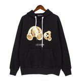 Palm Angels Hoodie Broken Bear Embroidered Hoodie Men 'S And Women 'S Coat