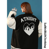 Baggy Jacket Baseball Uniform Spring and Autumn Baggy Coat Embroidery