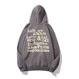 Kanye West KSG Hoodie Men's and Women's Graffiti Foam Letter Printing Hooded