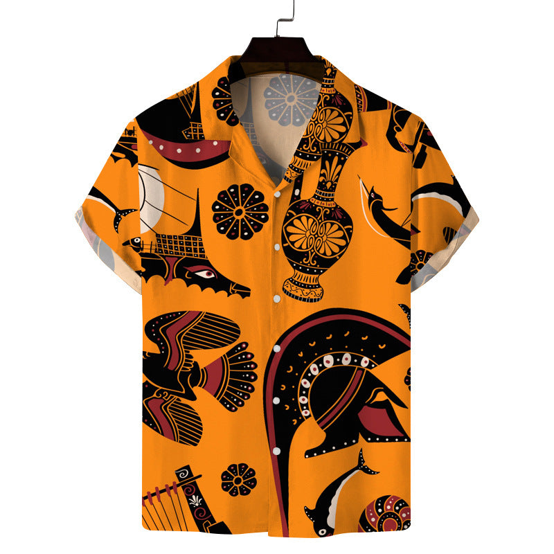 Men Beach T Shirts Spring New Men's Shirt Shirt