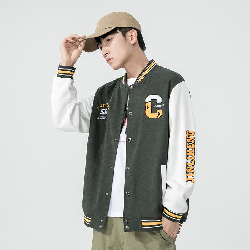 Alaska Varsity Jacket Spring Men's Baseball Uniforms Coat Sweater Jacket