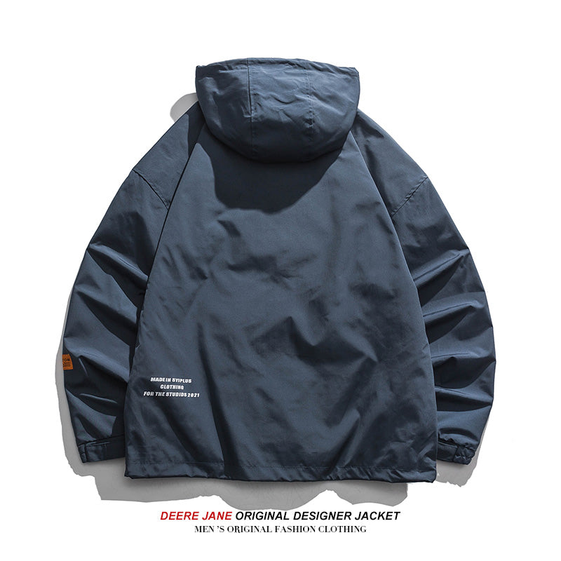 Men Jacket Spring Coat Men's Loose All-Matching Teen Jacket