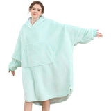 Hoodies Blankets Oversized Hoodie Flannel Pajamas Men and Women Can Wear