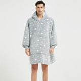 Hoodies Blankets Hooded Lazy Blanket plus Size Home Leisure