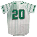 Baggy Baseball Jersey Summer Baseball Uniform Fashion Button Striped Baseball
