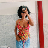 Music Festivals Rave Outfits Girls Tops Summer Women's Fashion Slim Vest
