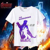 Marvel T Shirt Clothes Men's Marvel Movie Iron Man Short Sleeve T-shirt