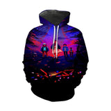 Stranger Things Hoodie Stranger Things Series 3D Sweater Cosplay Anime 3D Printed Sweater Hoodie