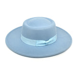 Mens Kentucky Derby Hats Woolen Hat Big Brim Jazz Warm Sun Hat
