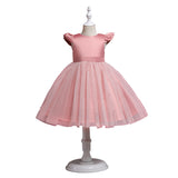 Toddler Girls Sequin Gown Dress Children's Wedding Dress Evening Dress Princess Dress Costume