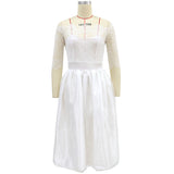 Women Lace Wedding Dress Summer Bridesmaid Dress Fashion Sexy Dress