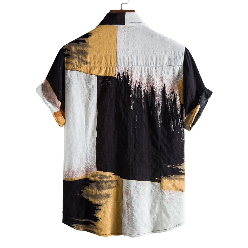Men Hawaii Shirts Summer Men's Short Sleeve Casual
