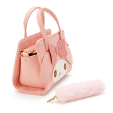 My Melody Bag Pom Pom Purin Fashion Series Cute Cartoon Shoulder Bag Crossbody Bag Handle Dual-Use Kulomi
