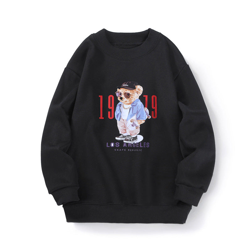 Children Boy Hoodie Autumn Winter Brushed Hoody Children