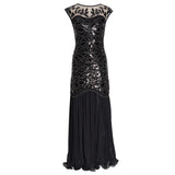 1920S Dress Vintage Dress Beaded Mesh Sequined Evening Gown