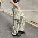 Julia Fox Low Rise Trousers Low Waist Loose Wide-Leg Casual Pants Trousers