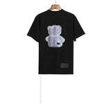 We11 Done T Shirts Little Bear Cartoon Pattern Oversize Loose Couple