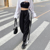 Julia Fox Low Rise Trousers Women's Clothing Loose Multicolor Casual