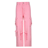 Julia Fox Low Rise Trousers Fashion Work Clothes Jeans Casual Pants
