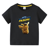 Children Pokemon Pikachu T Shirt Summer Cotton Short-Sleeved T-shirt Sports