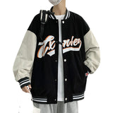 Blue Varsity Jacket Spring And Autumn Jacket Men 'S Baseball Uniform Men 'S Jacket Printed Jacket