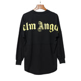 Palm Angels Sweatshirts Palm Angels Back Large Letter Printed Long Sleeve T-shirt