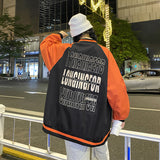 Jock Jacket Men's Autumn Loose Pilot Baseball Uniform Couple Student Sports Coat Jacket Men
