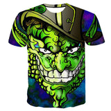 Saint Patrick's Day Closing 3D Printed T-shirt Casual Short-Sleeved Top