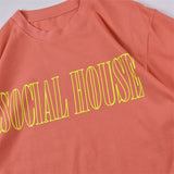 Kanye West Sweatshirt Social House Fluorescent Three-Dimensional Printing