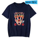 Hellfire Club Shirt Summer Menswear Pullover Short Sleeve T-shirt