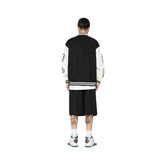 Green Varsity Jacket Autumn Embroidery Craft Casual Loose Baseball Sports Jacket Jacket