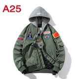 NASA Varsity Jacket Casual Jacket Men's and Women's Embroidered Loose Flight Jacket