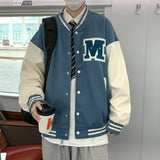 Baggy Jacket Baseball Uniform Men's Spring and Autumn Loose Embroidered Jacket