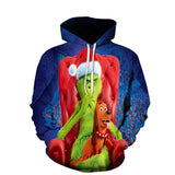 Grinch Hoodie 3D Printed Hoodie Christmas