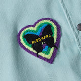 Corduroy Varsity Jacket Vintage Multicolor Jacket Embroidered Baseball Uniform Men's and Women's Spring and Autumn Baggy Coat