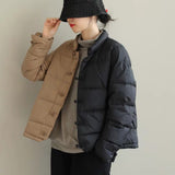 Women Winter Coats Puffer Jacket Down Coat Autumn and Winter New White Duck Down Stand-up Collar Down Jacket Coat