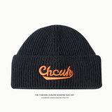 Toboggan Hat Female Autumn and Winter Wool Hat Male