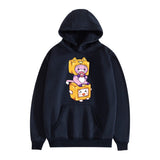 Anti Social Club Hoodie Anime Print Fashion Casual Hooded Sweatshirt