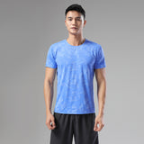 Sweat Wicking Shirt Summer T-shirt Quick Drying Clothes Sports Short Sleeve Men