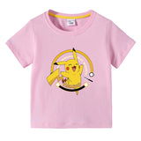 Children Pokemon Pikachu T Shirt Short Sleeve T-shirt Men 'S Top
