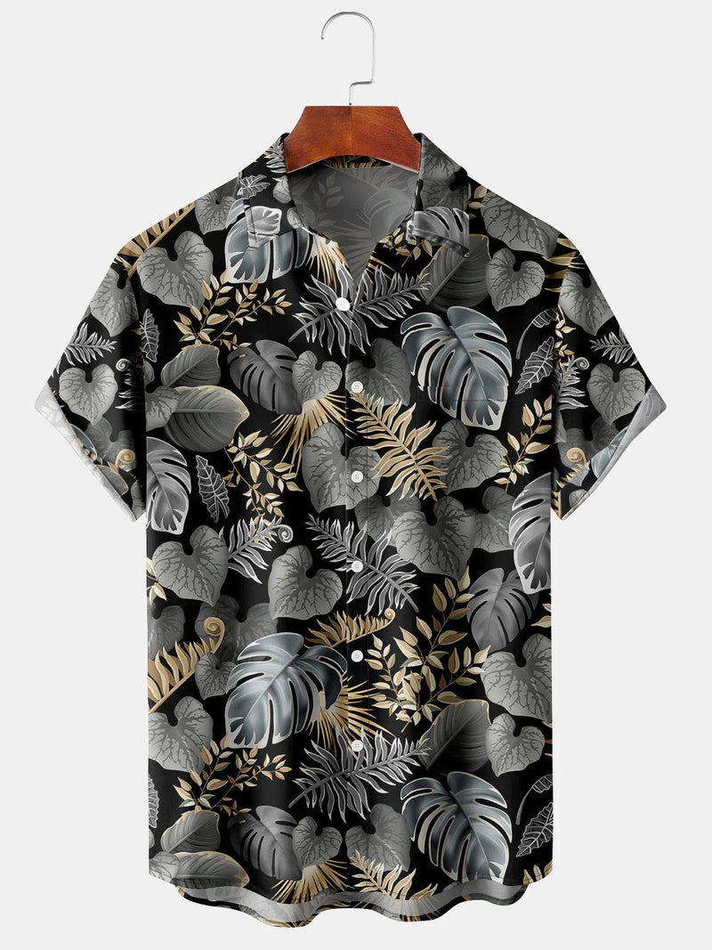 Men Beach T Shirts Men's Fashion Fashion Short Sleeve Shirt Men