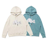 Palm Angels Hoodie Broken Bear Hooded Sweater for Men and Women Loose Hat