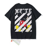 Cartoon Arrow Short Sleeve Summer Men and Women Couple Loose Casual Half Sleeves Tshirt Owt t shirt