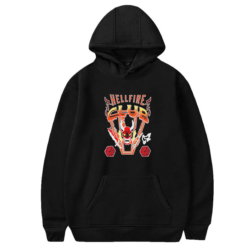 Stranger Things Hellfire Club Hoodie Hoodie Loose Sweater