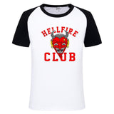 Stranger Things Hellfire Club T Shirt Printed Top Men's and Women's Short-Sleeved T-shirt