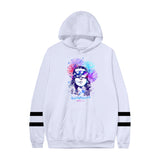 Stranger Things Hoodie Peripheral Pattern Loose Hooded Fleece Pullover