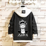 Comic Denim Jacket Men's and Women's Spring and Autumn Large Size Casual