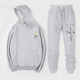 Travis Scott Astroworld Hoodie & Pant 2 Piece Set Letter Print Hoodie