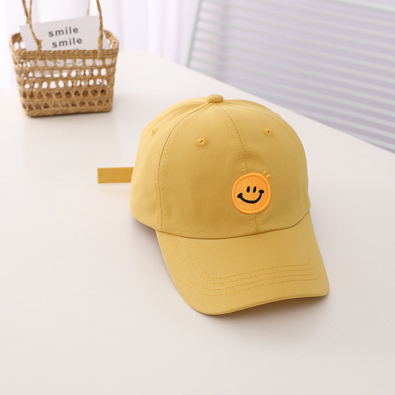 Smiley Face Cap Children's Baseball Cap Summer Sun Hat
