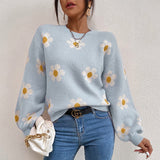 Preppy Aesthetic Sweater Autumn and Winter Sweater Women's Short Knitted Jacket Loose